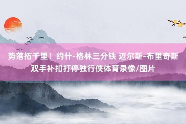 势落拓千里！约什-格林三分铁 迈尔斯-布里奇斯双手补扣打停独行侠体育录像/图片