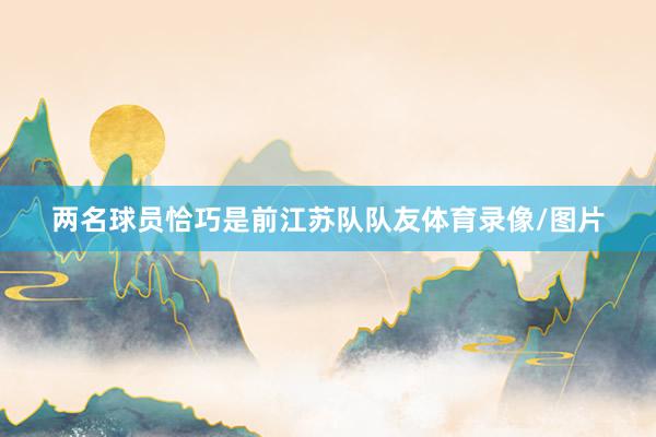 两名球员恰巧是前江苏队队友体育录像/图片