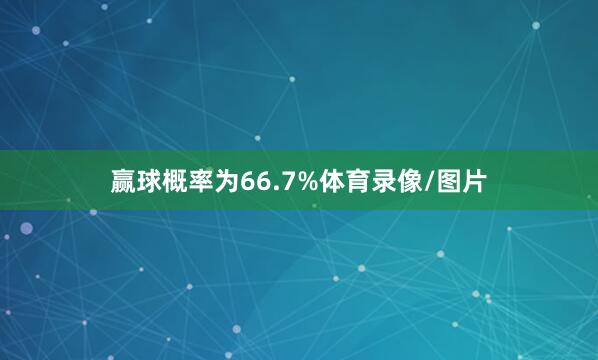 赢球概率为66.7%体育录像/图片