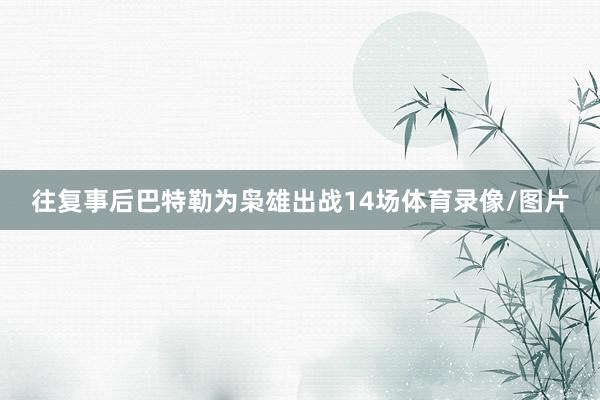 往复事后巴特勒为枭雄出战14场体育录像/图片