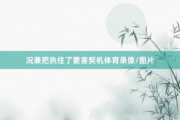 况兼把执住了要害契机体育录像/图片