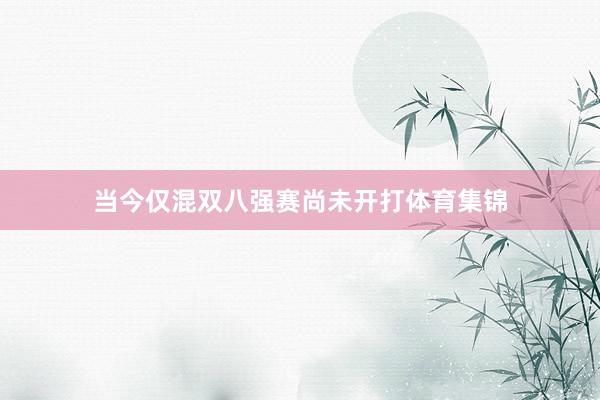 当今仅混双八强赛尚未开打体育集锦