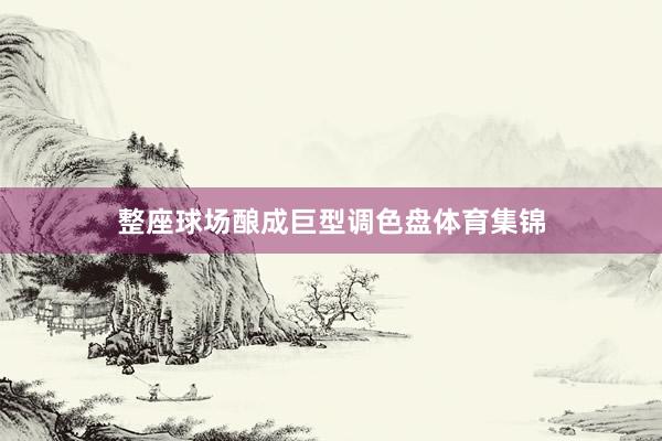 整座球场酿成巨型调色盘体育集锦