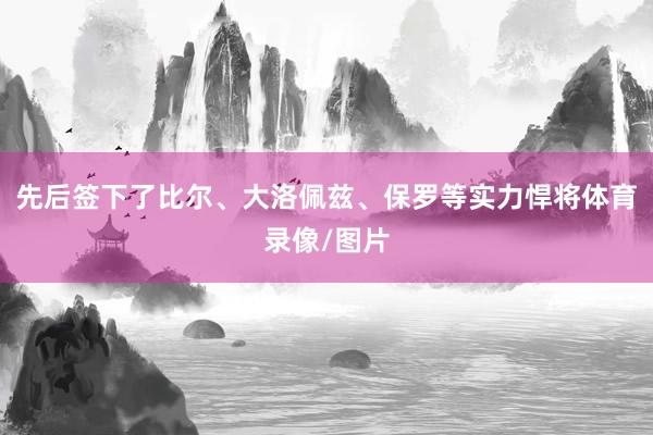 先后签下了比尔、大洛佩兹、保罗等实力悍将体育录像/图片