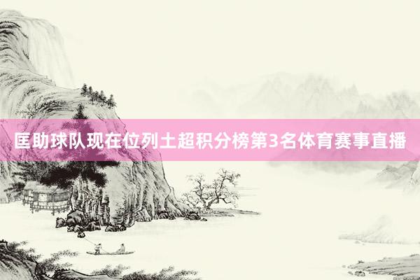 匡助球队现在位列土超积分榜第3名体育赛事直播