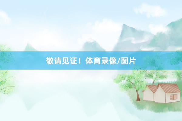 敬请见证！体育录像/图片