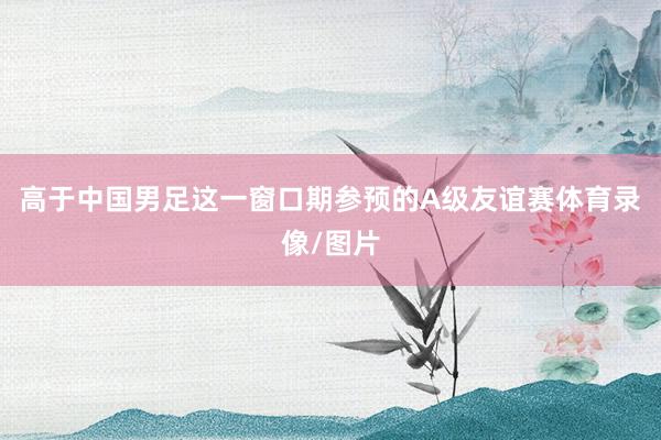 高于中国男足这一窗口期参预的A级友谊赛体育录像/图片