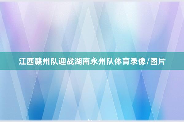 江西赣州队迎战湖南永州队体育录像/图片