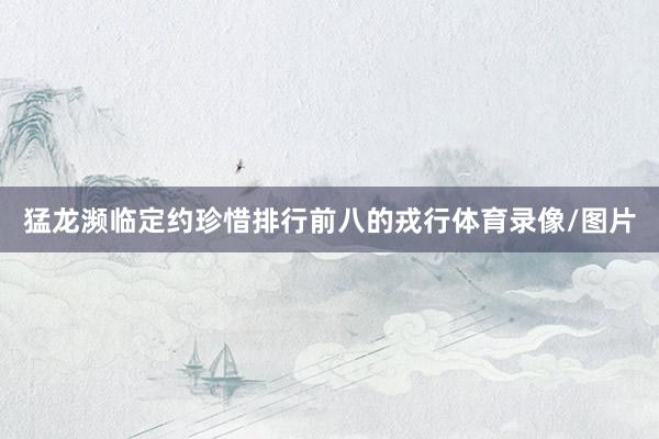猛龙濒临定约珍惜排行前八的戎行体育录像/图片