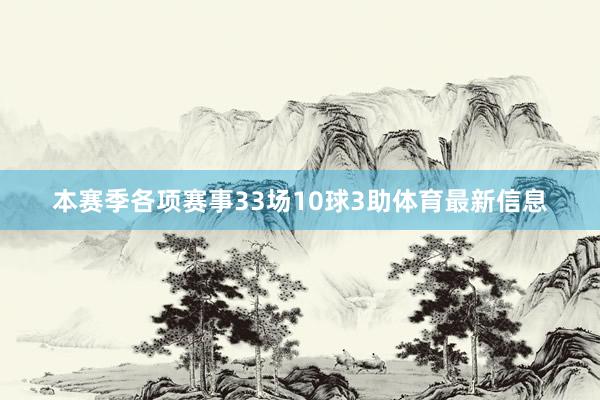 本赛季各项赛事33场10球3助体育最新信息