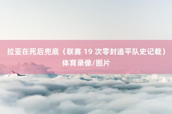 拉亚在死后兜底（联赛 19 次零封追平队史记载）体育录像/图片