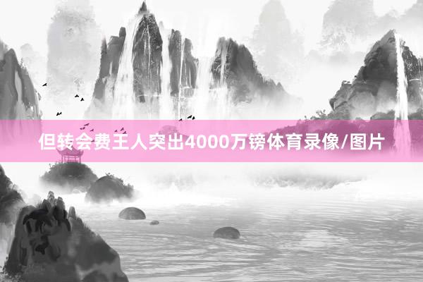 但转会费王人突出4000万镑体育录像/图片